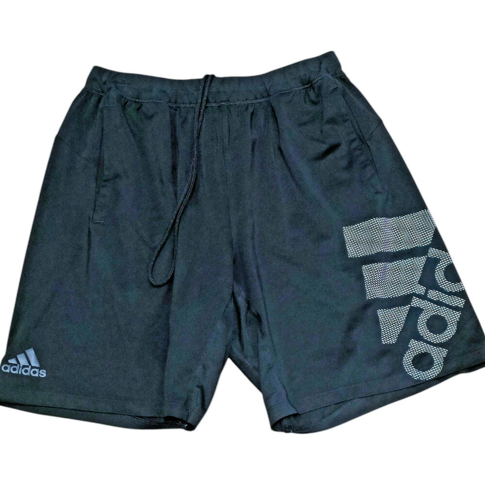 Adidas Aero-Ready Shorts Men L Black Logo Casual Active M6